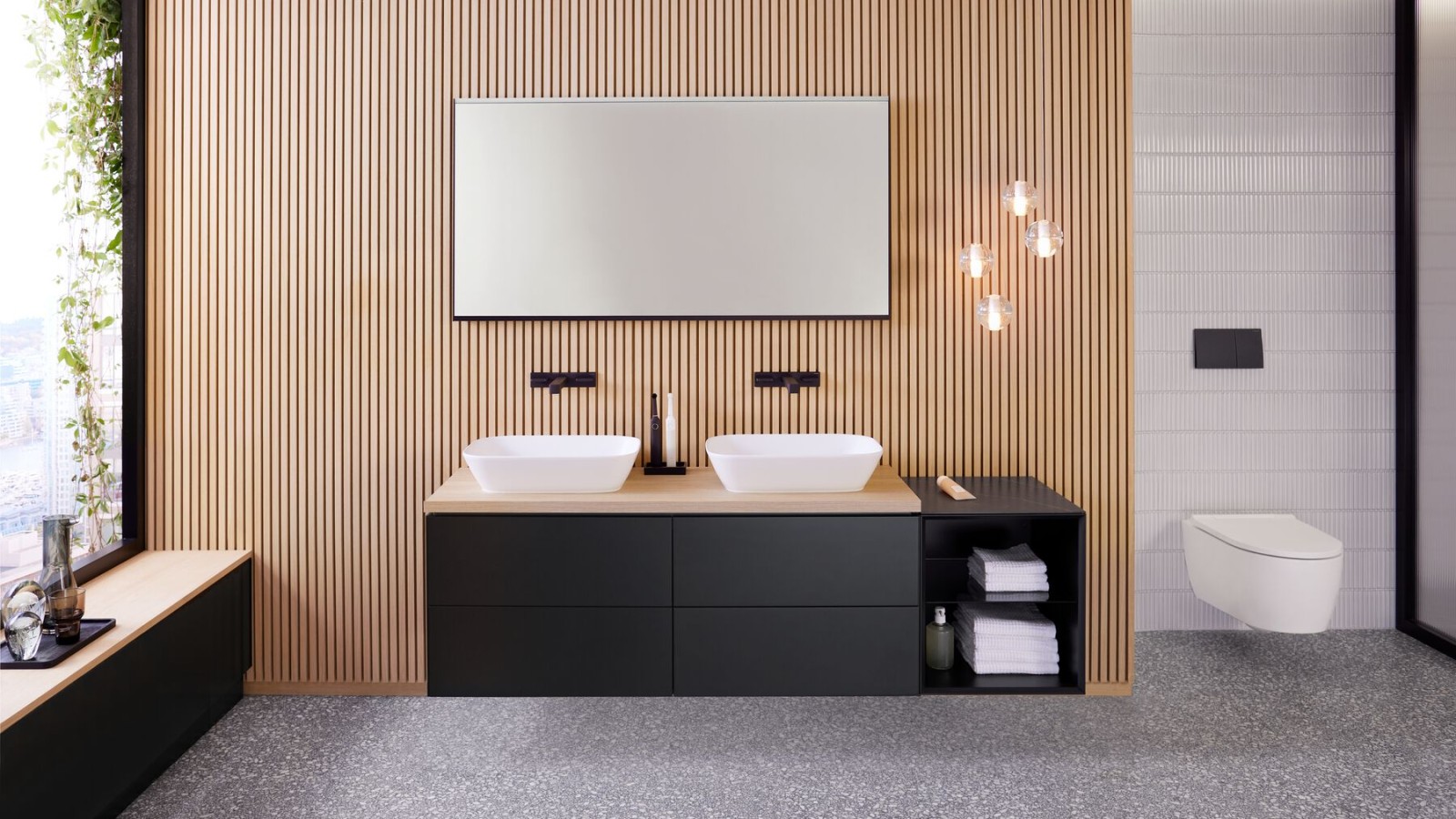 Geberit ONE 双洗脸盆 Geberit ONE 双洗脸盆