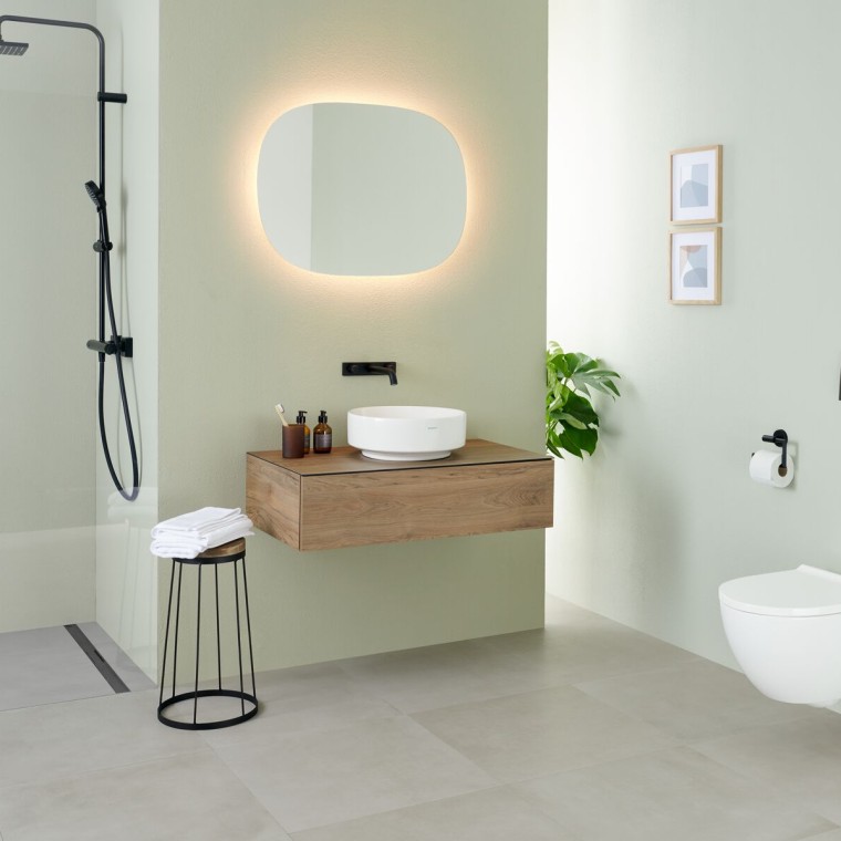 The Option Oval mirror (© Geberit) The Option Oval mirror (© Geberit)
