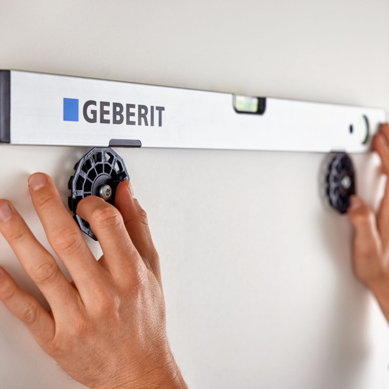 Option mirror fastening FlexInstall (© Geberit) Option mirror fastening FlexInstall (© Geberit)
