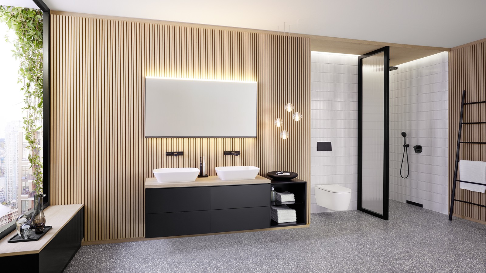 Geberit ONE bathroom series with Option Plus mirror