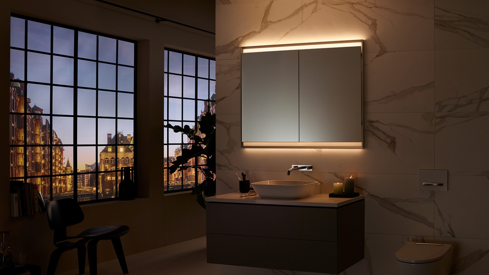 Geberit ONE ComfortLight ‘candlelight’