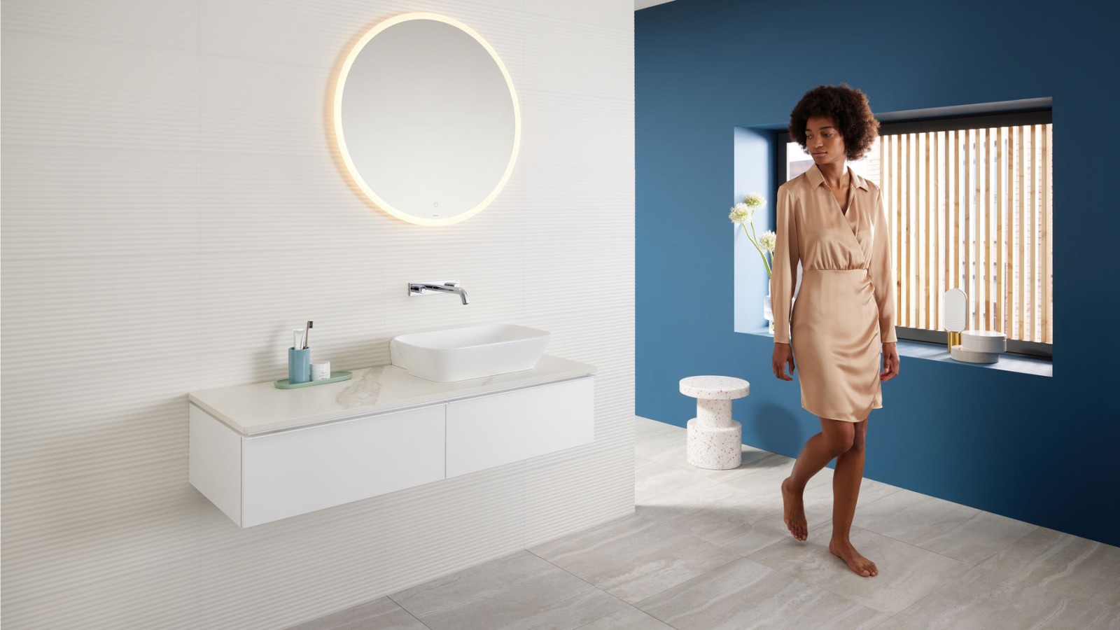 Mix & Match:Geberit ONE 台式洗脸盆与 Geberit iCon 艾柯盥洗柜 Mix & Match:Geberit ONE 台式洗脸盆与 Geberit iCon 艾柯盥洗柜