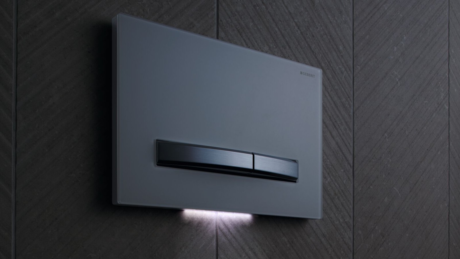 配备方向灯的白色 Geberit Sigma50 配备方向灯的白色 Geberit Sigma50