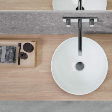 Geberit VariForm 维纷圆形台式洗脸盆