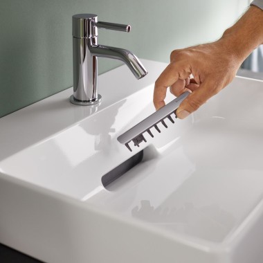 带 CleanDrain 出水口的 Geberit ONE 洗脸盆 带 CleanDrain 出水口的 Geberit ONE 洗脸盆