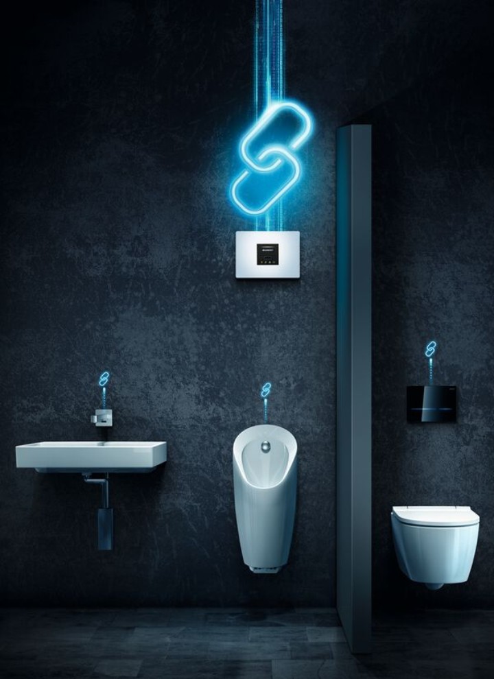 通过 Geberit Connect 实现吉博力卫浴器具的网络互联 通过 Geberit Connect 实现吉博力卫浴器具的网络互联