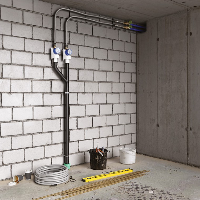 共用同一饮用水系统的大型建筑综合体,仍有部分项目在施工中 共用同一饮用水系统的大型建筑综合体,仍有部分项目在施工中