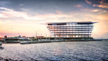 浮光之屿：位于丹麦凯斯楚普的制药公司Ferring Pharmaceuticals的新总部。(©Foster&Partners)
