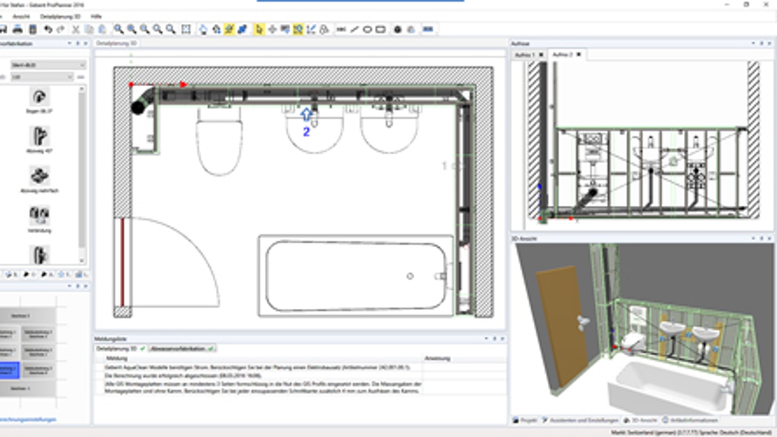 Geberit ProPlanner中的废水预处理