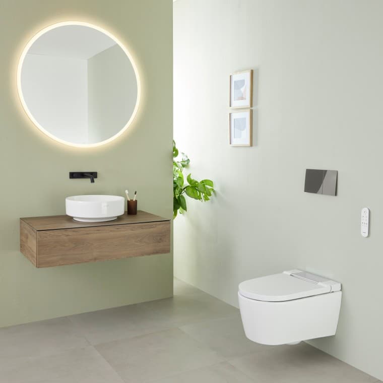 Option Round mirror (© Geberit) Option Round mirror (© Geberit)