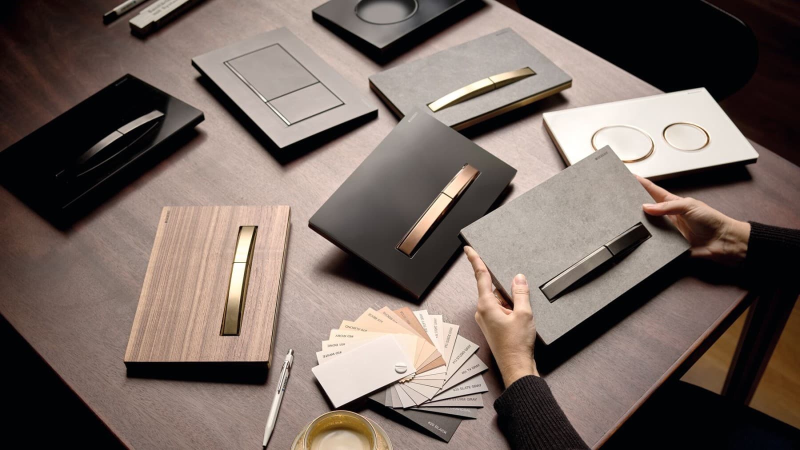 选择不同的冲水面板 选择不同的冲水面板