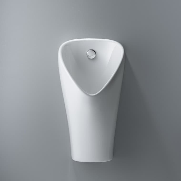 带喷头的 Geberit Narva 小便斗,用于节水运行 带喷头的 Geberit Narva 小便斗,用于节水运行