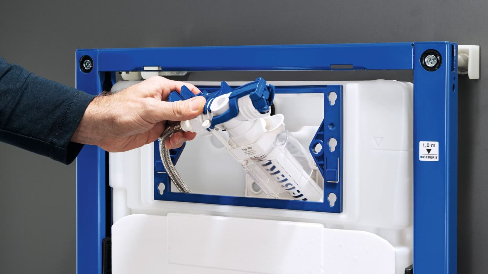 Type 212 冲水阀的安装 Type 212 冲水阀的安装