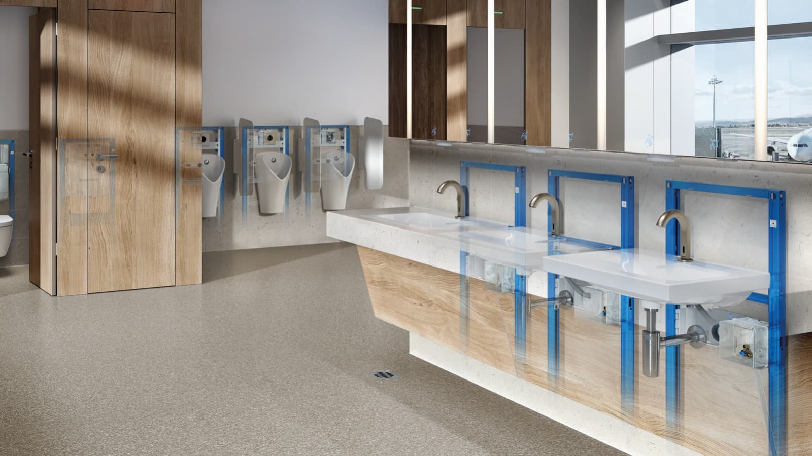 Geberit washbasin systems in the Standard product range Geberit washbasin systems in the Standard product range