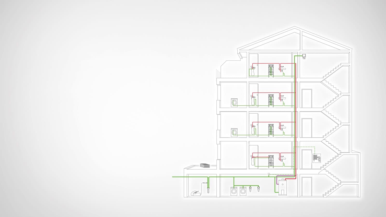 防止家庭用水设施中滋生细菌:无论热水冷水均保持流动并始终安全无忧 防止家庭用水设施中滋生细菌:无论热水冷水均保持流动并始终安全无忧