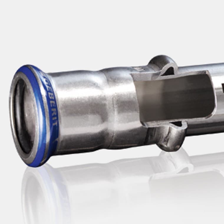 吉博力Mapress不锈钢管道系统和套管的横截面 吉博力Mapress不锈钢管道系统和套管的横截面